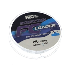 HTO Rockfish Fluorocarbon Leader 30m
